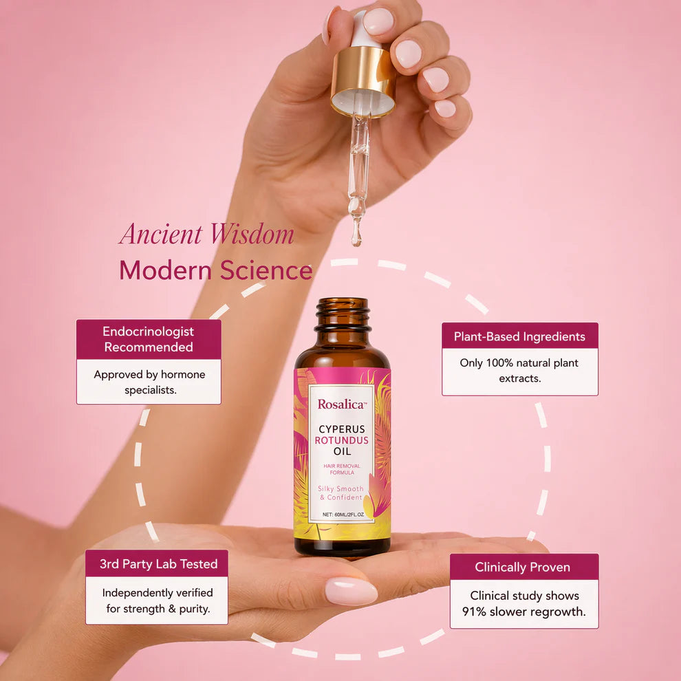 Rosalica Cyperus Rotundus Oil Hair Reduction Formula