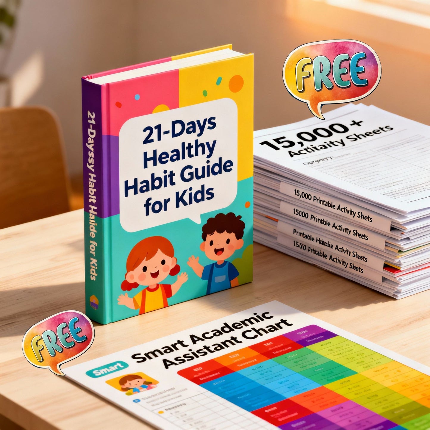 21-Days Healthy Habit Guide for Kids