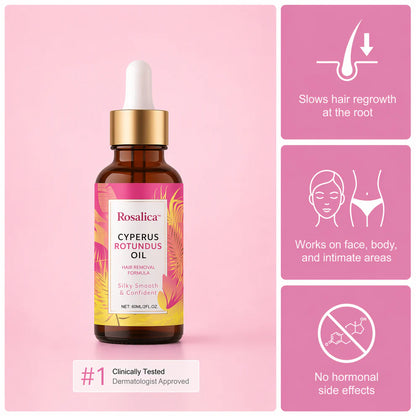 Rosalica Cyperus Rotundus Oil Hair Reduction Formula